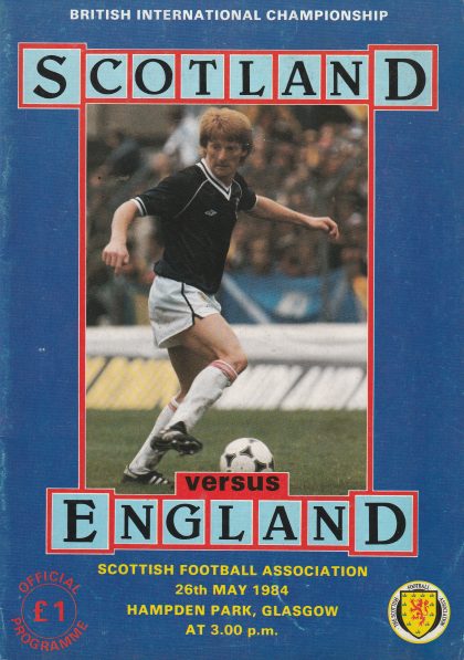 Scotland v England 26-May-1984