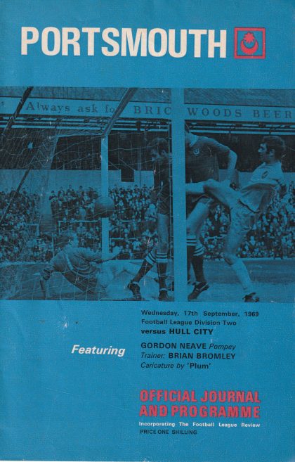 Portsmouth v Hull City 17-Sep-1969