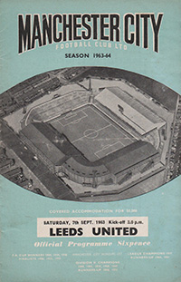 Manchester City v Leeds United 07-Sep-1963 - ProgrammeCollector.Net