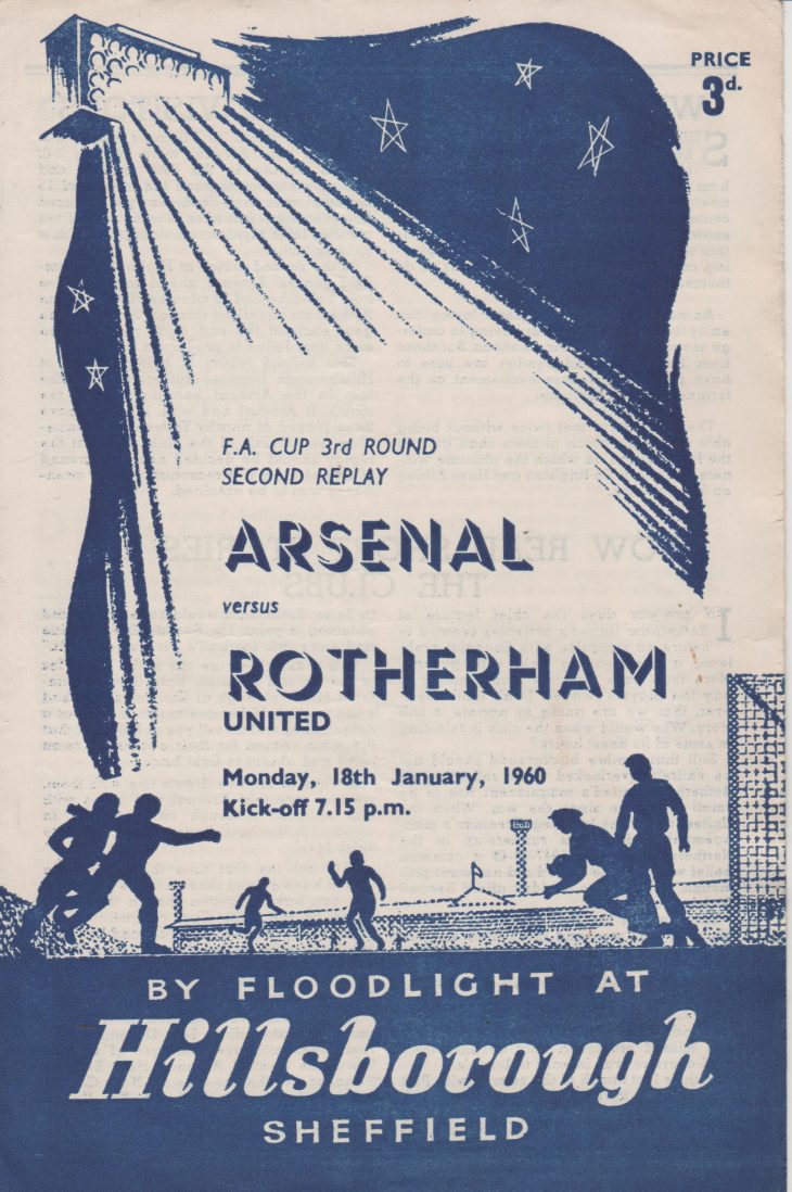 Arsenal v Rotherham United 18-Jan-1960 - ProgrammeCollector.Net