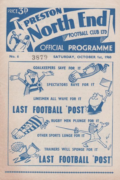 Preston North End v Blackpool  01-Oct-1960