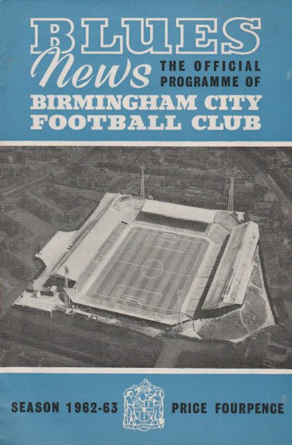 Birmingham City v Blackpool 20-Apr-1963