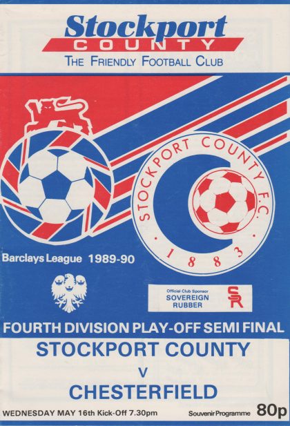 Stockport County v Chesterfield 16-May-1990