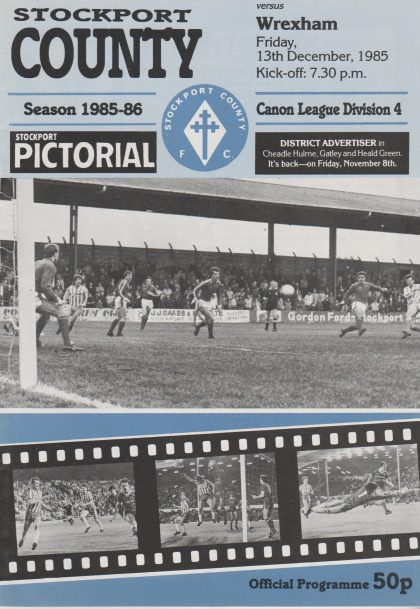 Stockport County v Wrexham 13-Dec-1985