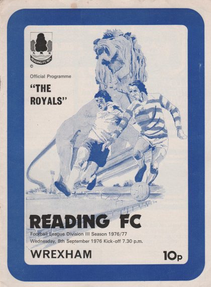 Reading v Wrexham 08-Sep-1976