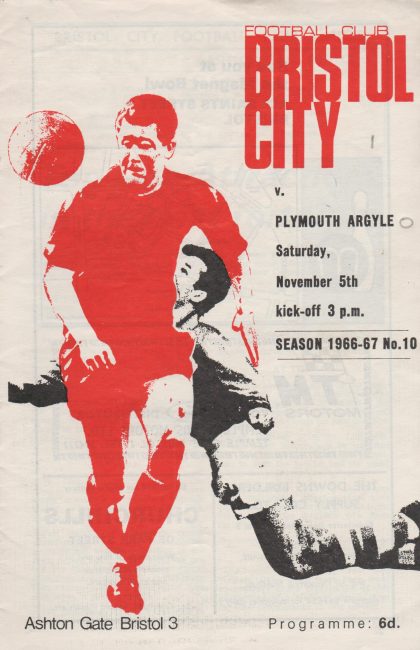 Bristol City v Plymouth Argyle 05-Nov-1966