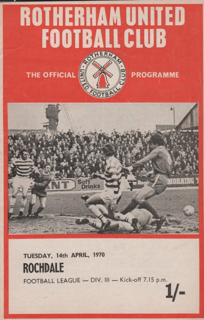 Rotherham United v Rochdale 14-Apr-1970