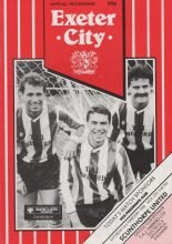 Exeter City v Scunthorpe United  03-Feb-1990