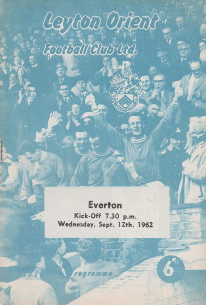 Leyton Orient v Everton 12-Sep-1962