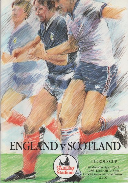 England v Scotland 23-Apr-1986