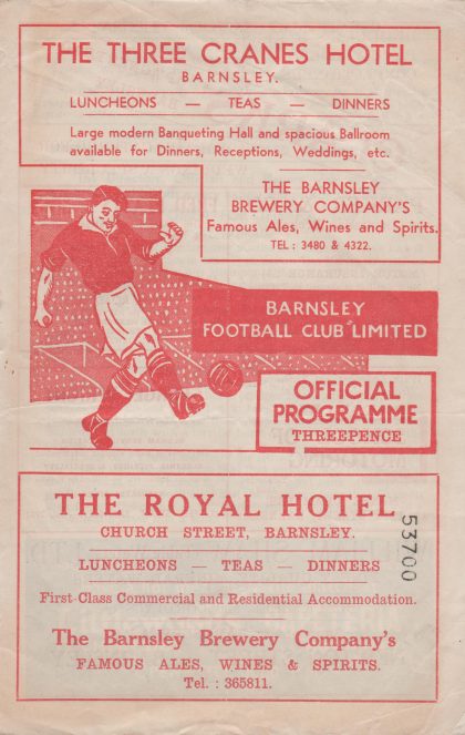 Barnsley v Rotherham United 26-Dec-1956