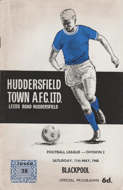 Huddersfield Town v Blackpool 11-May-1968