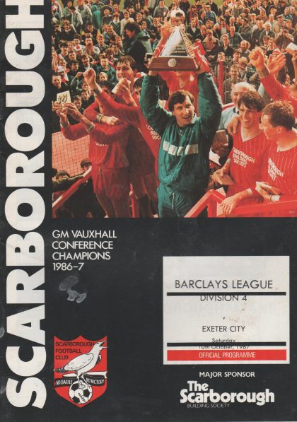 Scarborough v Exeter City 10-Oct-1987