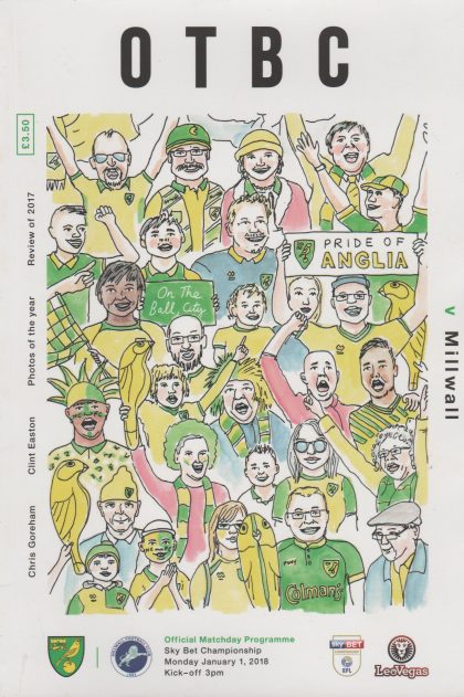 Norwich City v Millwall 01-Jan-2018