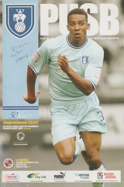 Coventry City v Reading 24-Sep-2009