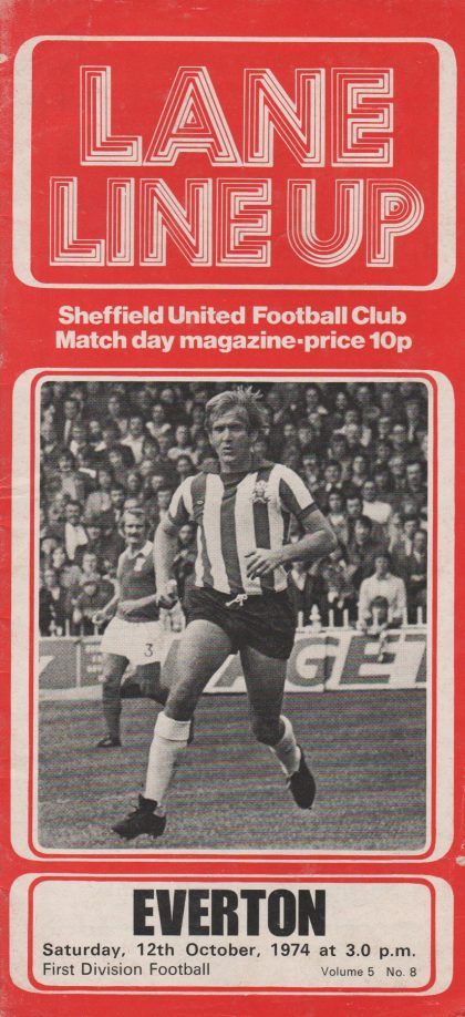 Sheffield United v Everton 12-Oct-1974