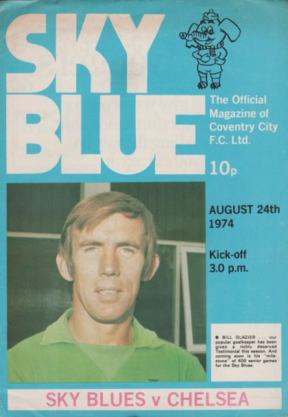 Coventry City v Chelsea  24-Aug-1974