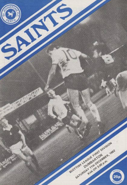 St Johnstone v Dumbarton 11-Dec-1982