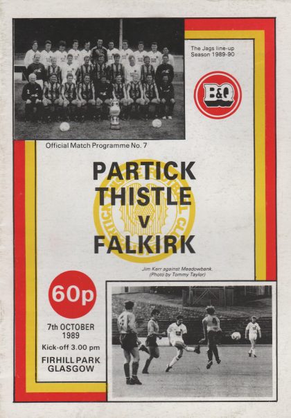 Partick Thistle v Falkirk 07-Oct-1989