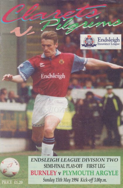 Burnley v Plymouth Argyle 15-May-1994 - ProgrammeCollector.Net