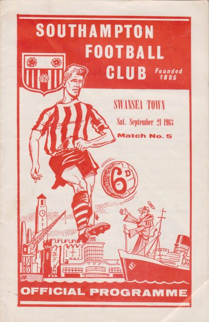 Southampton v Swansea Town 21-Sep-1963