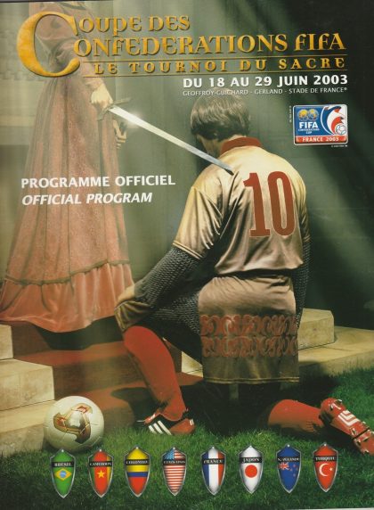 2003 Confederation Cup Tournament programme