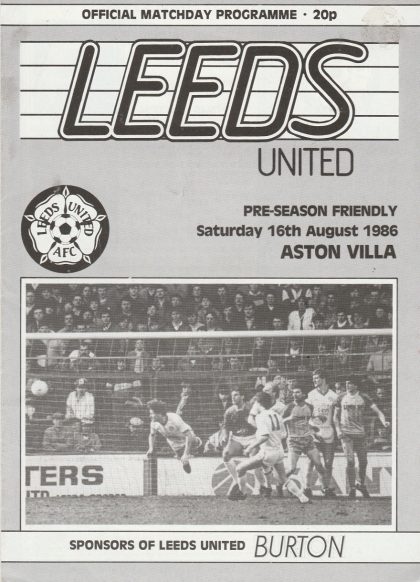 Leeds United v Aston Villa 16-Aug-1986