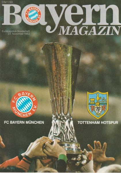 Bayern Munich v Tottenham Hotspur   23-Nov-1983