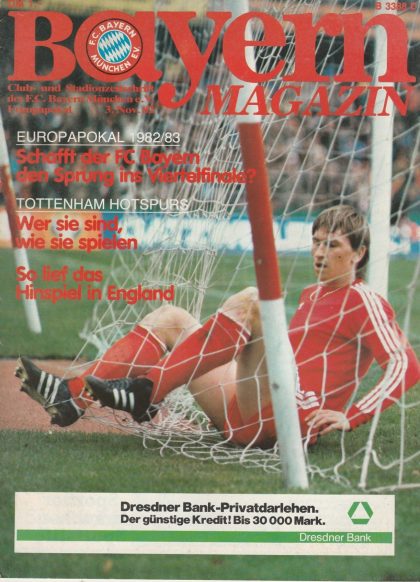 Bayern Munich v Tottenham Hotspur   03-Nov-1982