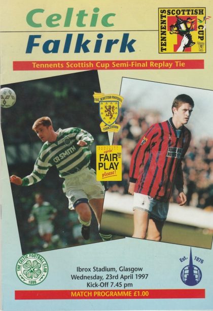 Glasgow Celtic v Falkirk  23-Apr-1997