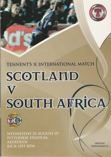 Scotland v South Africa  22-Aug-2007