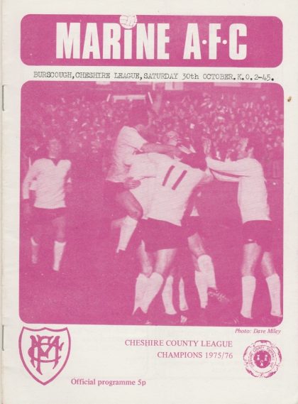 Marine v Burscough   30-Oct-1976