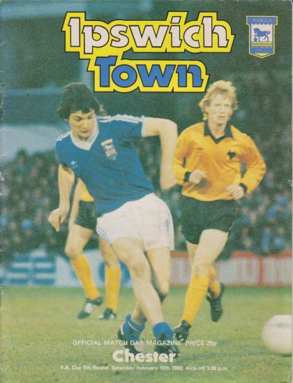 Ipswich Town v Chester 16-Feb-1980