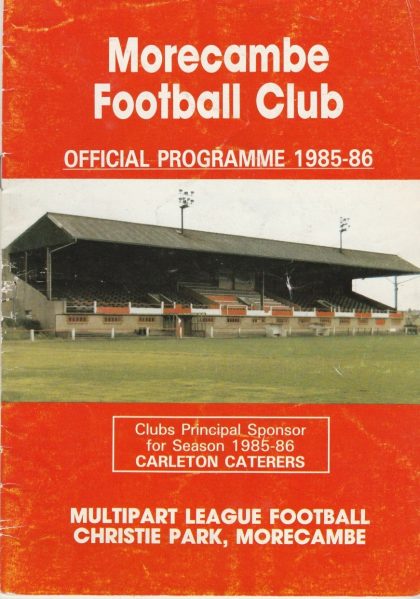 Morecambe v Workington   01-Oct-1985