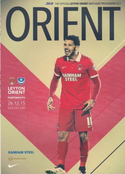 Leyton Orient v Portsmouth  26-Dec-2015