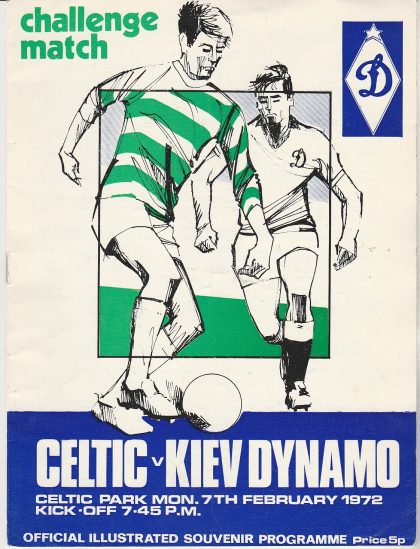 Glasgow Celtic v Dynamo Kiev   07-Feb-1972