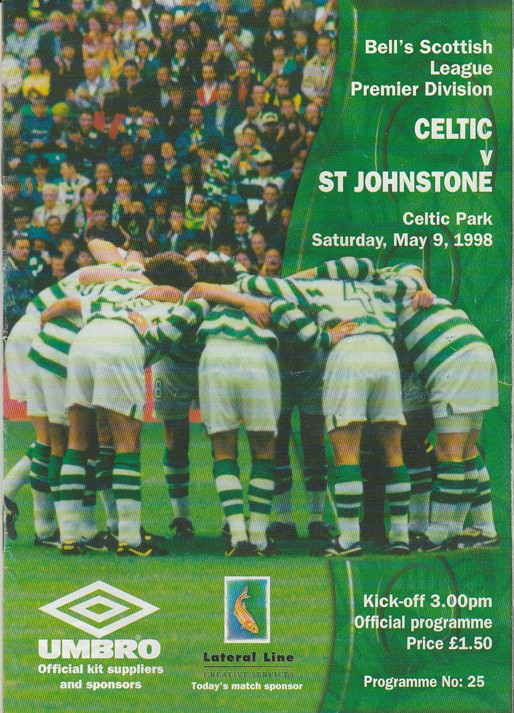 Glasgow Celtic v St Johnstone 09May1998