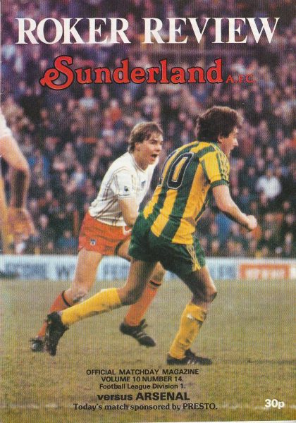 Sunderland v Arsenal 06-Feb-1982