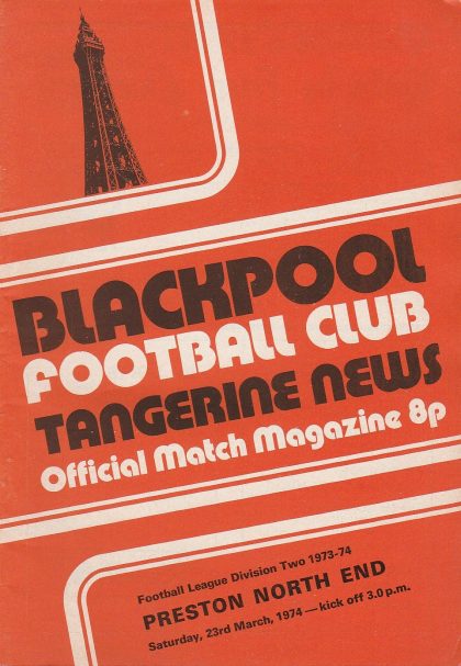 Blackpool v Preston North End 23-Mar-1974