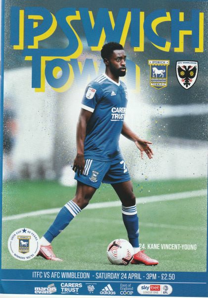 Ipswich Town v AFC Wimbledon  24-Apr-2021