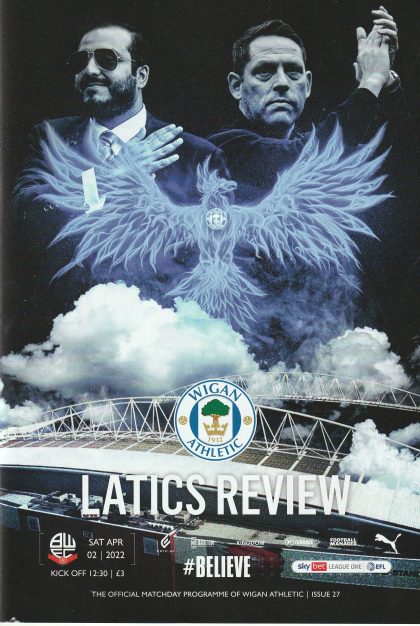 Wigan Athletic v Bolton Wanderers  02-Apr-2022