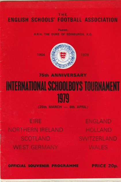 International Schoolboys Tournament 1979   25/3 - 6/4/1979