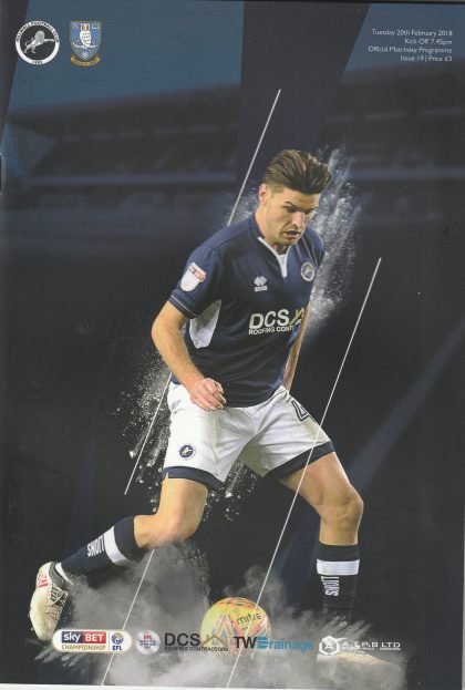 Millwall v Sheffield Wednesday  20-Feb-2018