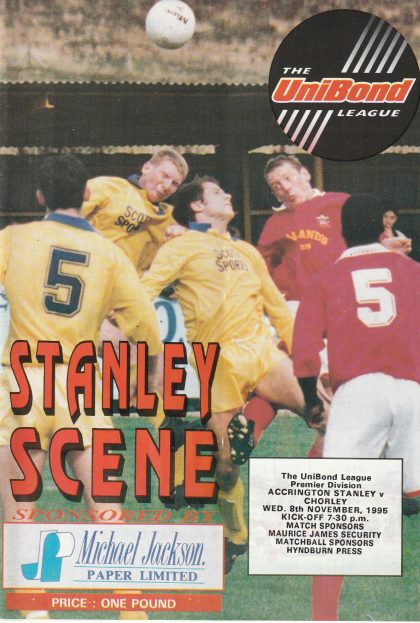 Accrington Stanley v Chorley 08-Nov-1995