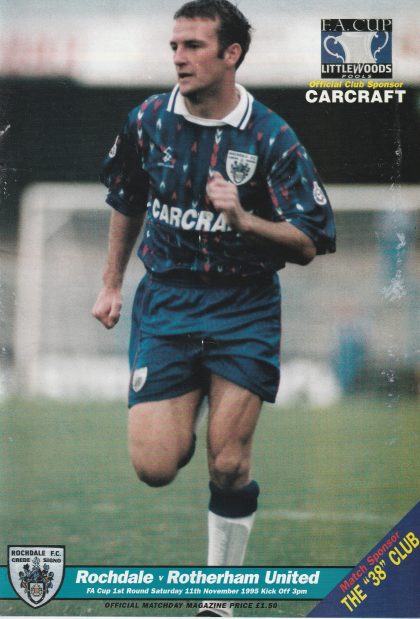 Rochdale v Rotherham United 11-Nov-1995