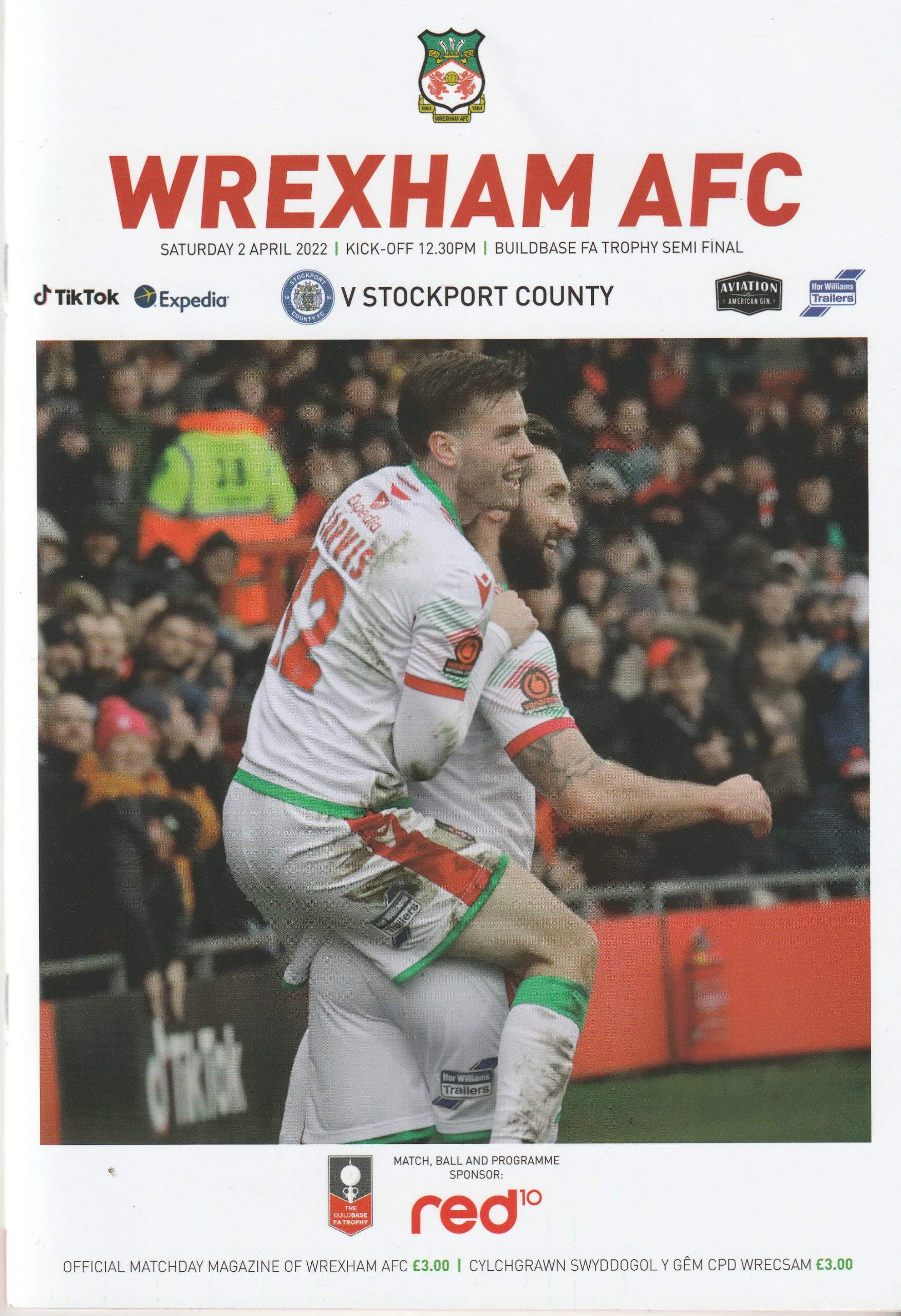 Wrexham v Stockport County 02Apr2022