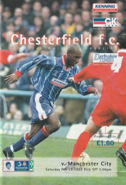 Chesterfield v Manchester City   27-Feb-1999