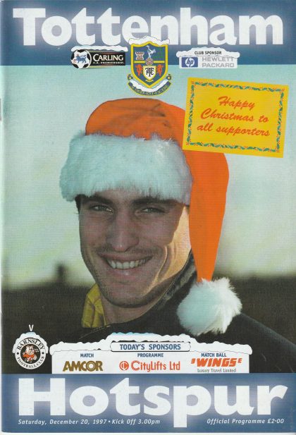 Tottenham Hotspur v Barnsley 20-Dec-1997