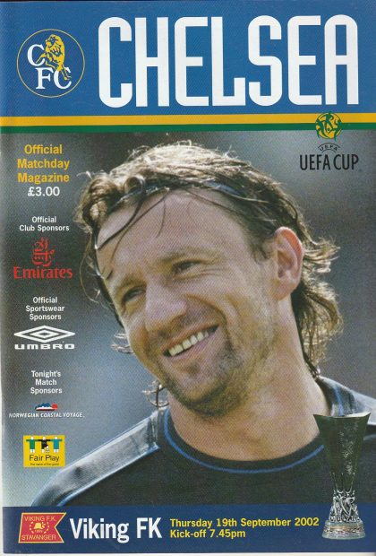 Chelsea v Viking Stavanger 19-Sep-2002