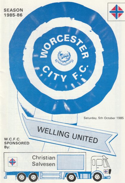 Worcester City v Welling United 05-Oct-1985